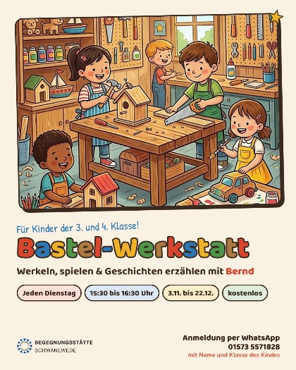 Symbolbild zu: Bastel Werkstatt für Kinder